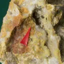 Zemannite (type locality) with Cuzticite, Tellurite, and Quartz - image 2