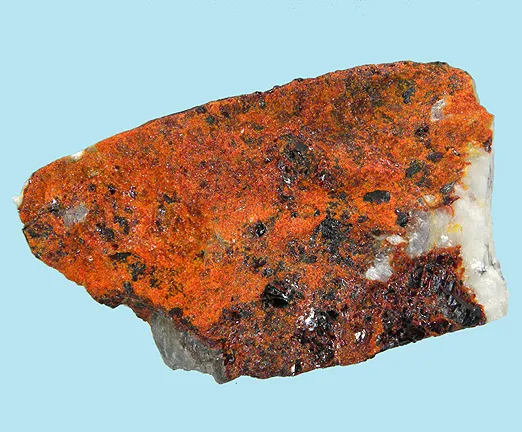 Zincite, Franklinite, Calcite image