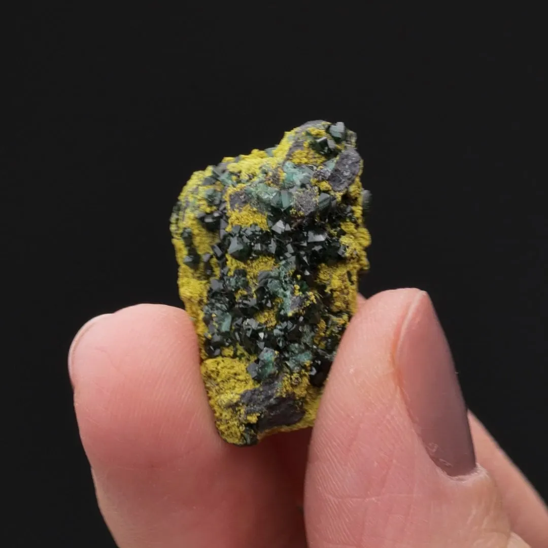 Zincolivenite on Gartrellite - image 2