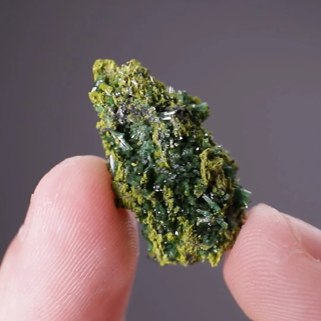 Zincolivenite on Gartrellite - image 2