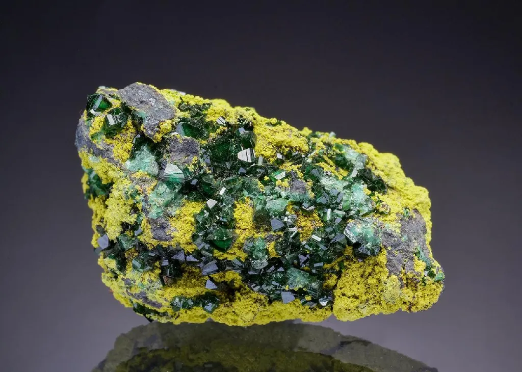 Zincolivenite on Gartrellite image