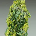 Zincolivenite on Gartrellite - image 1