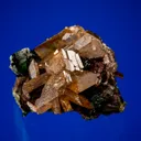 Zincolivenite on Wulfenite - image 1
