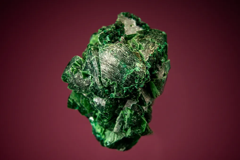 Zincolivenite with Malachite image