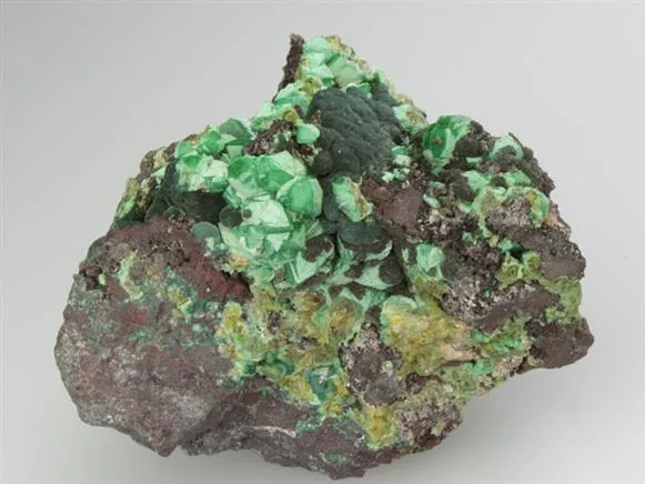 Zincolivenite with Malachite image