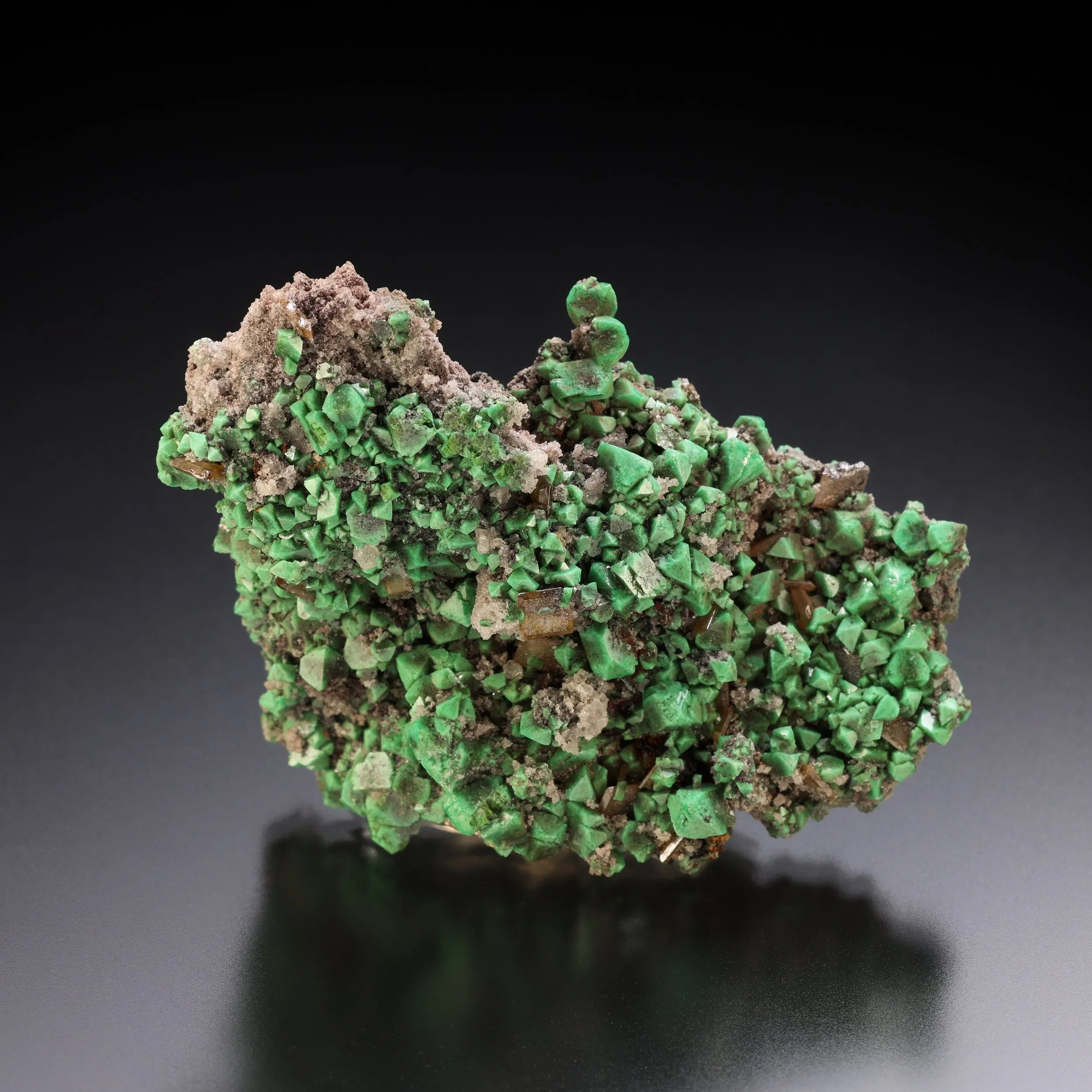 Zincolivenite with Wulfenite - image 1