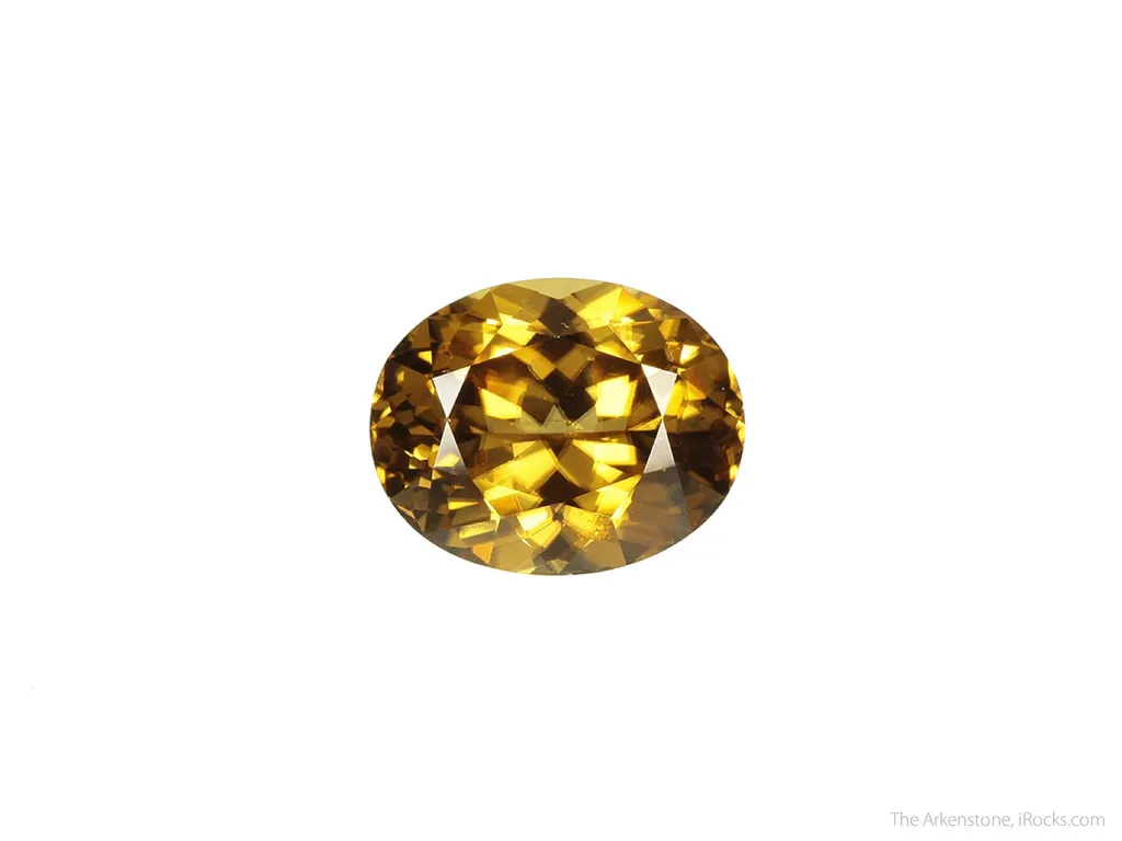 Zircon (rough and cut set) - image 2
