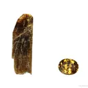 Zircon (rough and cut set) - image 1