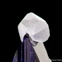 Zoisite var. Tanzanite with Calcite - image 4