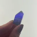 Zoisite var. Tanzanite with Calcite - image 2