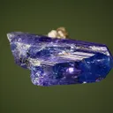 Zoisite var. Tanzanite with Diopside - image 4