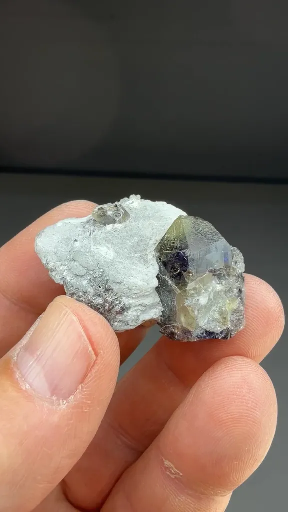 Zoisite with Calcite - image 2